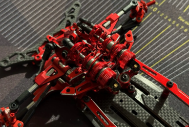 Team AD FRONT ALUMINUM BODY POST MOUNT BRACE